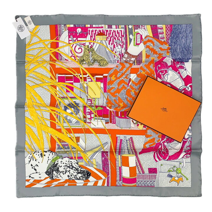楽天市場】新品未使用 HERMES エルメス スカーフ カレ70 Rendez-Vous 