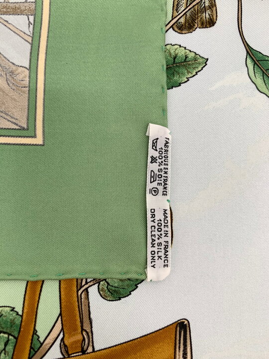 楽天市場】未使用級 HERMES エルメス カレ90 CHASSE au BOIS 森の狩猟 