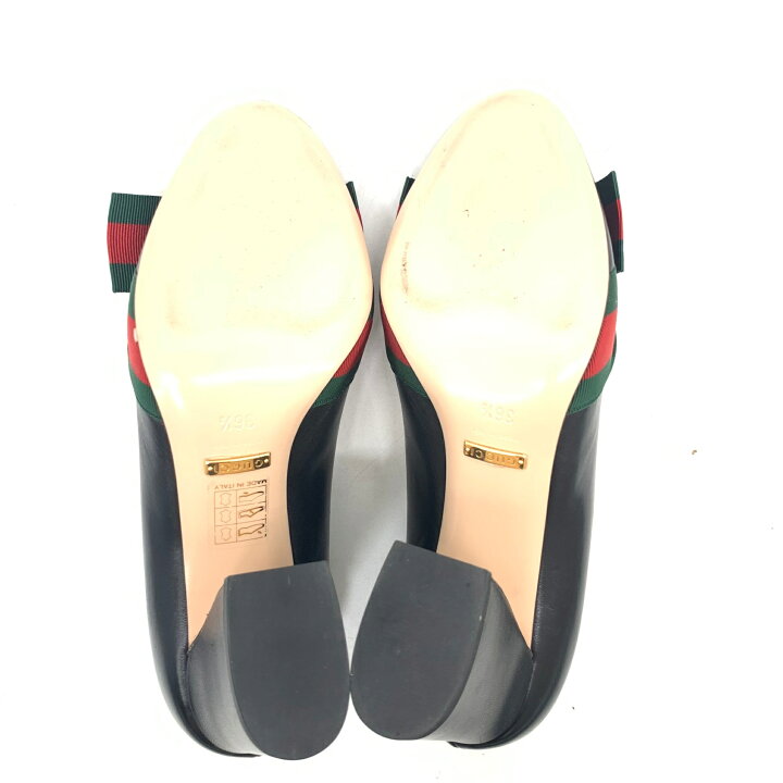 GUCCI グッチ パンプス シェリーラインスタースタッズ36.5 