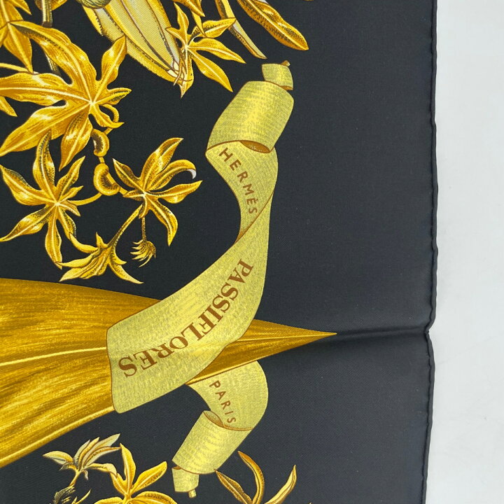 楽天市場】極美品 HERMES エルメス カレ90 PASSIFLORES パッション 