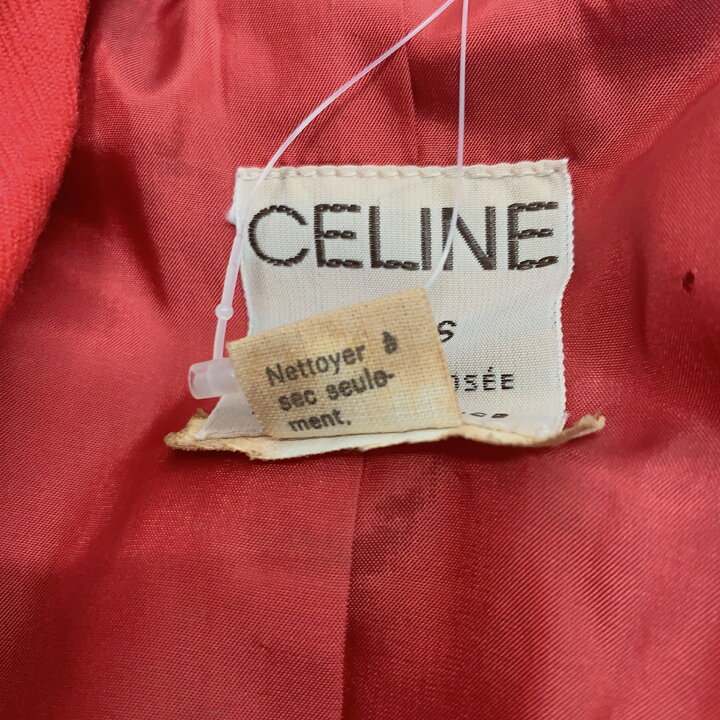 楽天市場】CELINE セリーヌ テーラード ジャケット 刺繍 ワッペン 
