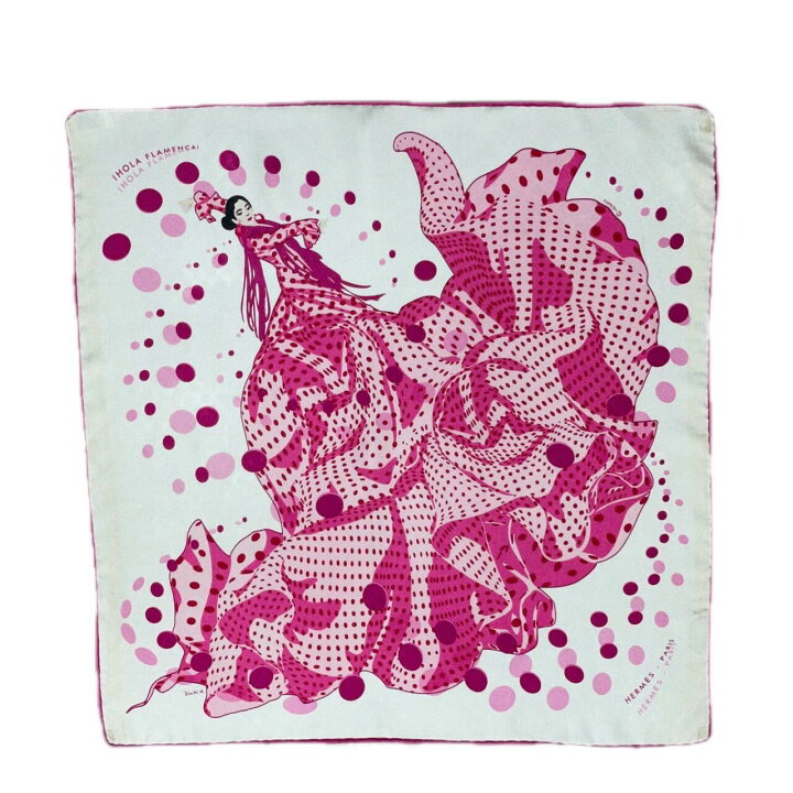 楽天市場】HERMES エルメス カレ45 HOLA FLAMENCA オラ フラメンカ 