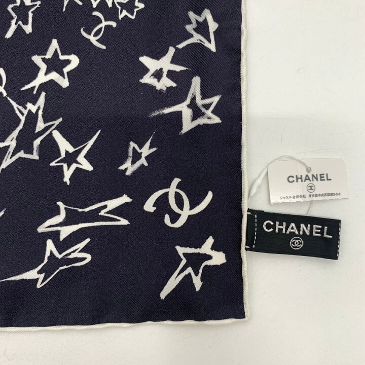 楽天市場】未使用品 CHANEL シャネル 22C シュシュ スカーフ 2点セット 