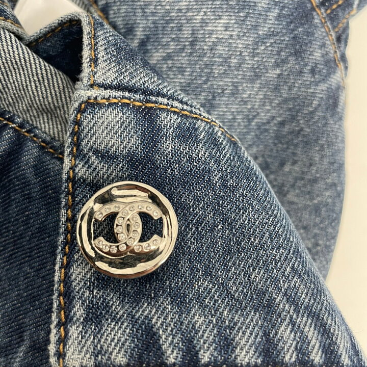 楽天市場】美品 CHANEL シャネル デニム ジャケット CHANEL 