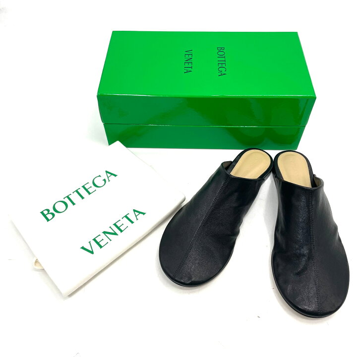 楽天市場】未使用品 BOTTEGA VENETA ボッテガヴェネタ レザー フラット 