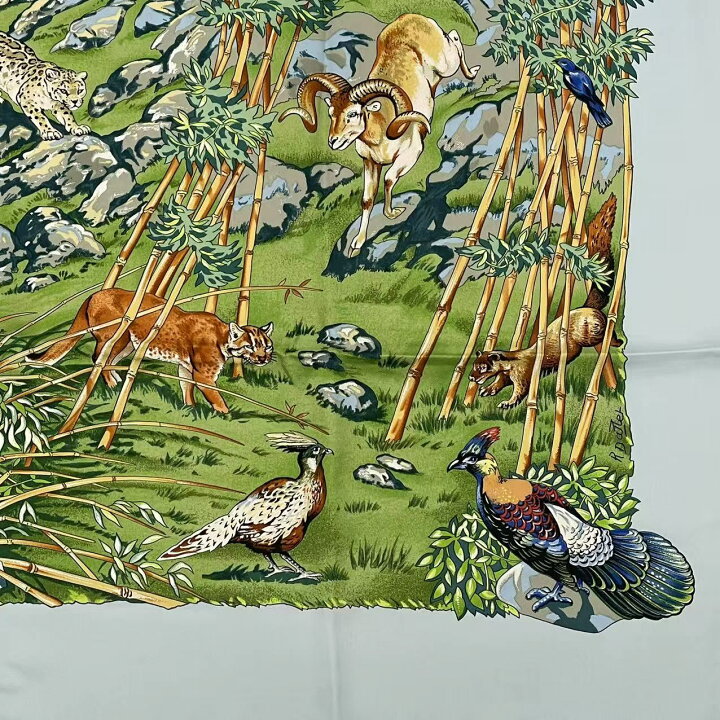 楽天市場】極美品 HERMES エルメス カレ90 スカーフ SICHUAN 四川省  