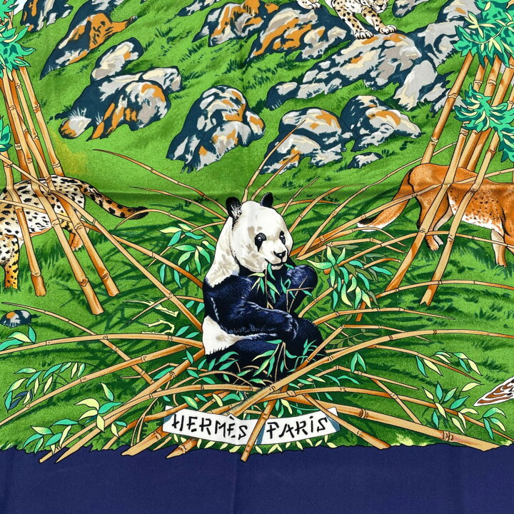 楽天市場】極美品 HERMES エルメス カレ90 スカーフ SICHUAN 四川省  