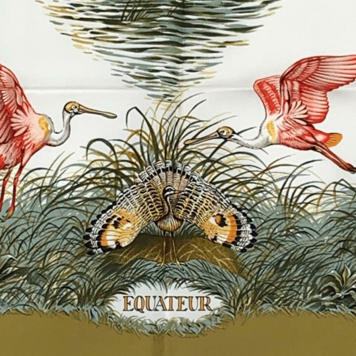 楽天市場】極美品 HERMES エルメス スカーフ カレ90 EQUATEUR 赤道直下  