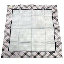 未使用品 BURBERRY バーバリー ハンカチ ノバチェック ブルー