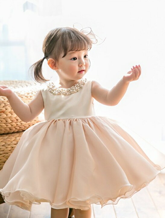 楽天市場 一部短納期 ふわふわして可愛い 子供ドレス ベビードレス 子供用 キッズ用 80 150cm ドレス 子供 ドレス ロング フォーマルドレス パーティードレス 子供 リボンドレス チュールスカート 結婚式 発表会 演奏会 フラワーガール ビジュー リボン付き