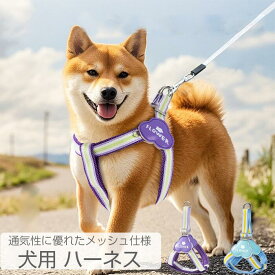 犬 ハーネス 小型犬 中型犬 子犬 かわいい おしゃれ 胴輪 抜けない 持ち手 頑丈 脱げない メッシュ ナイロン製 介護 ハンドル付き 散歩 簡単装着 丈夫 ペット用品 ペット用ソフトハーネス　中型犬 スポーツハーネス 小型犬 大型犬
