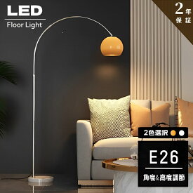 フロアライト おしゃれ アーチ 北欧 アンティーク ガラス シェード 調光調色 リモコン付き LED電球購入可 間接照明 スタンドライト 照明器具 Arco フロアランプ スポットライト 置き型 角度&高度調節 リビング 寝室 読書灯 インテリア