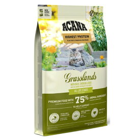 【並行輸入品】 アカナ グラスランド 全猫種 全年齢用 キャットフード 4.5kg