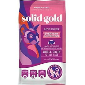 ソリッドゴールド カッツフラッケン ラム&玄米 全年齢猫用 キャットフード 5.44kg