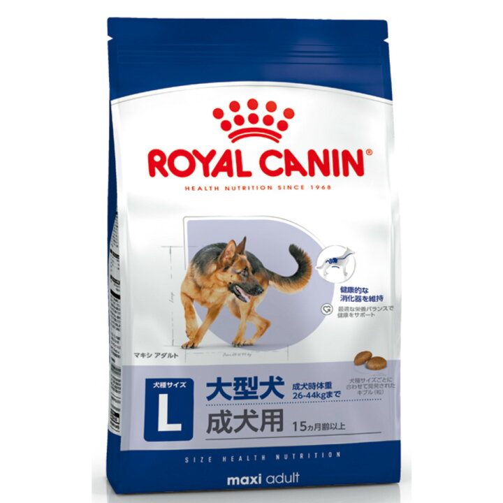 楽天市場】ロイヤルカナン マキシアダルト 大型犬 成犬用 15kg : トム 