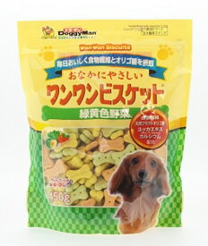 ドギーマン ワンワンビスケット 緑黄色野菜 犬用 450g×6入