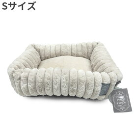 サンローズ ペットベッド スフレスクエアベッド 犬・猫用 S アイボリー