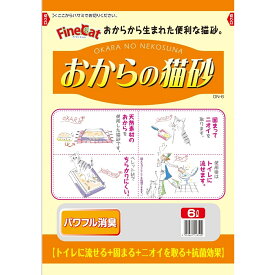 常陸化工 おからの猫砂 6L×4入