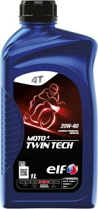 ELF Gt MOTO 4 TWIN TECH 20W60 1L 4Xg[NGWp2֗pIC 213944