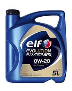 ELF EVOLUTION FULL-TECH APX 0W-20 GWIC 5L × 3 214238