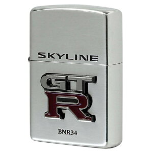 ZIPPO Wb|[ GuGT-R BNR34 NISSAN Vo[ C^[ ԃ[J[FZIPPORNV ZP-EBSV-GTR-BNR34