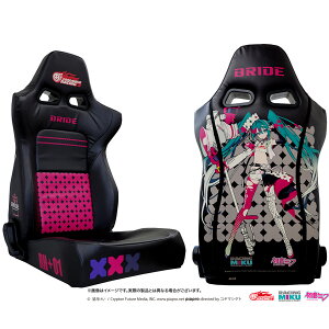 BRIDE ubh V[g NCjO ERGOSTER RACING MIKU 2025 Ver. BLACK ubN ėp E64RM4