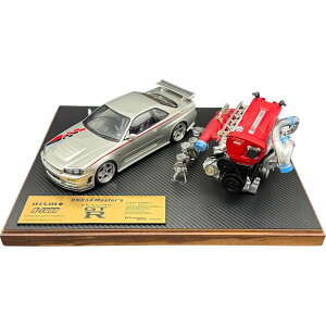 GWjAO 1/6GWf ͌^ BNR34 Master's NISSAN SKYLINE GT-R (BNR34 NISMO R-tune Version) 2004 Vo[ R34NI2004R