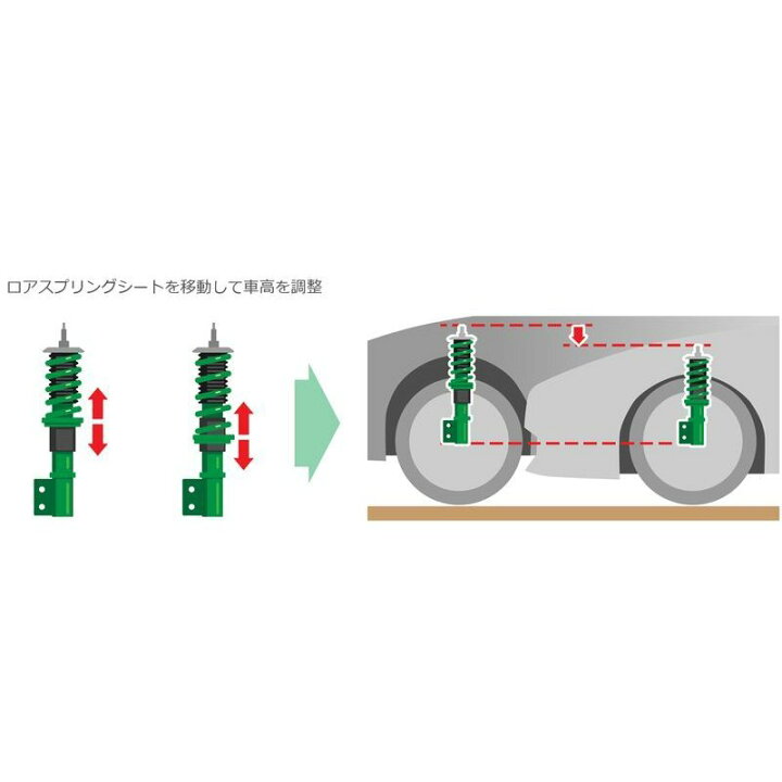 楽天市場】TEIN テイン STREET BASIS Z ワゴン R スティングレー MH34S  