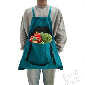 エプロンバッグ 山菜採り用 収穫バッグ 園芸バッグ 菜園万能 ピッキング 大容量 ガーデンバッグ 果実 果物 野菜 農園