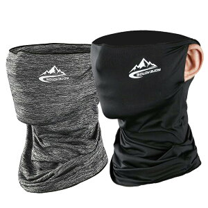 冷感フェイスカバー ネックカバー UVカット ネックガード フェイスマスク 日焼け防止 UV UPF50+ ランニング 耳かけ 落ちにくい 通気性抜群 吸汗速乾 呼吸しやすい 男女兼用