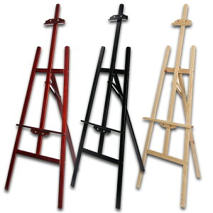 ★ポイント5倍 マラソンセール★イーゼル 木製 イーゼル 3台セット 150CM 高さ調節可能 スケッチイーゼル 絵画スタンド 画材 画板 スケッチ 写生 看板 絵画 イーゼル スタンド 展示 装飾 ポス