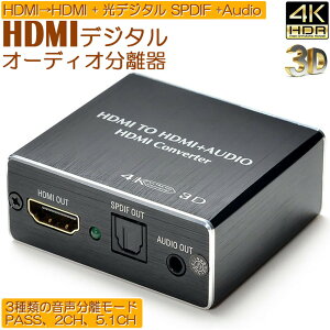 HDMI fW^ I[fBI (HDMIHDMI + fW^ SPDIF +Audio) 4Kx2K 3D 3  [h PASS 2CH 5.1CH HDMIo {t