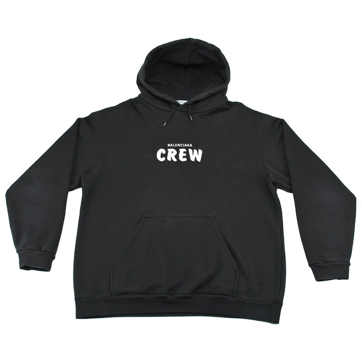 楽天市場】バレンシアガ BALENCIAGA プルオーバー パーカー CREW ロゴ 