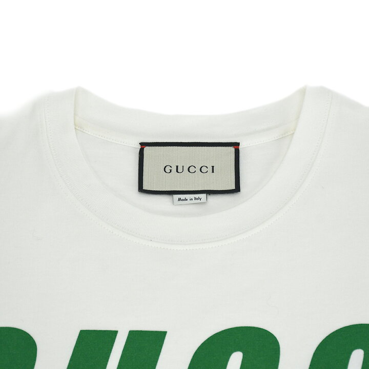 楽天市場】グッチ GUCCI 半袖 Tシャツ クルーネック ブレードロゴ  