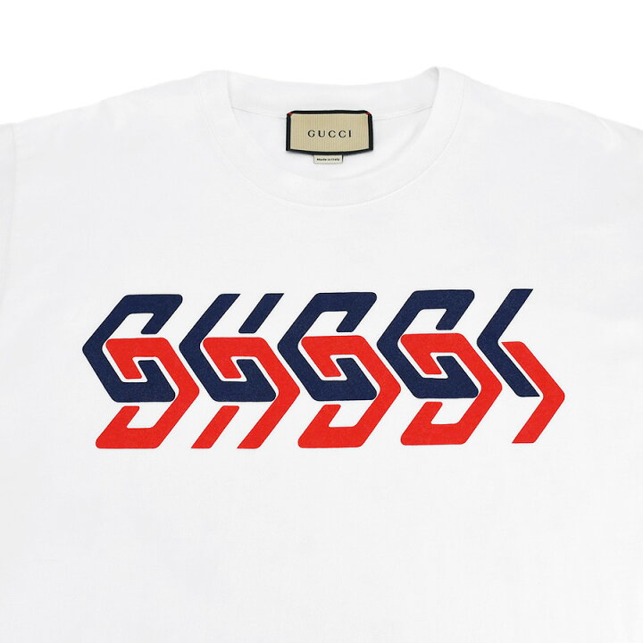 楽天市場】グッチ GUCCI 半袖 Tシャツ クルーネック Gロゴ ミラー 