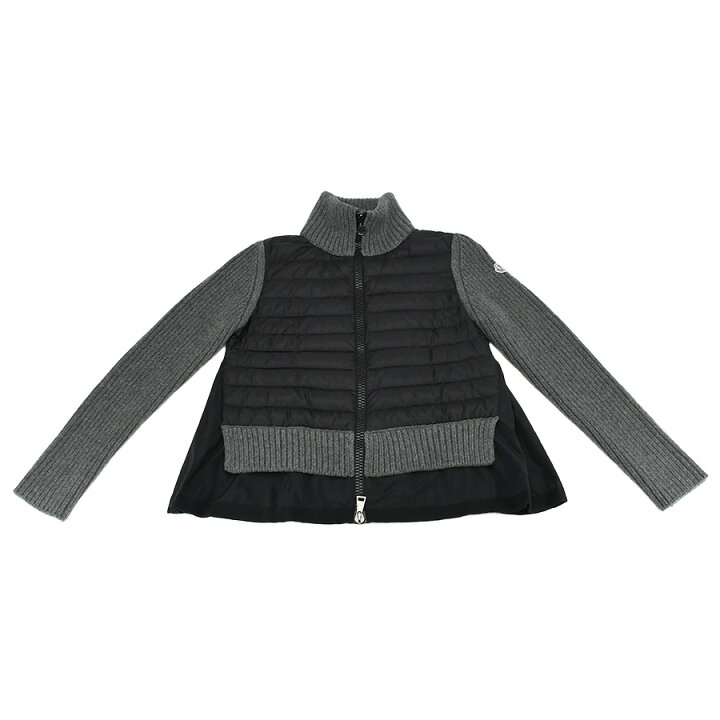 楽天市場】モンクレール MONCLER ダウンジャケット ニット切替 フリル 