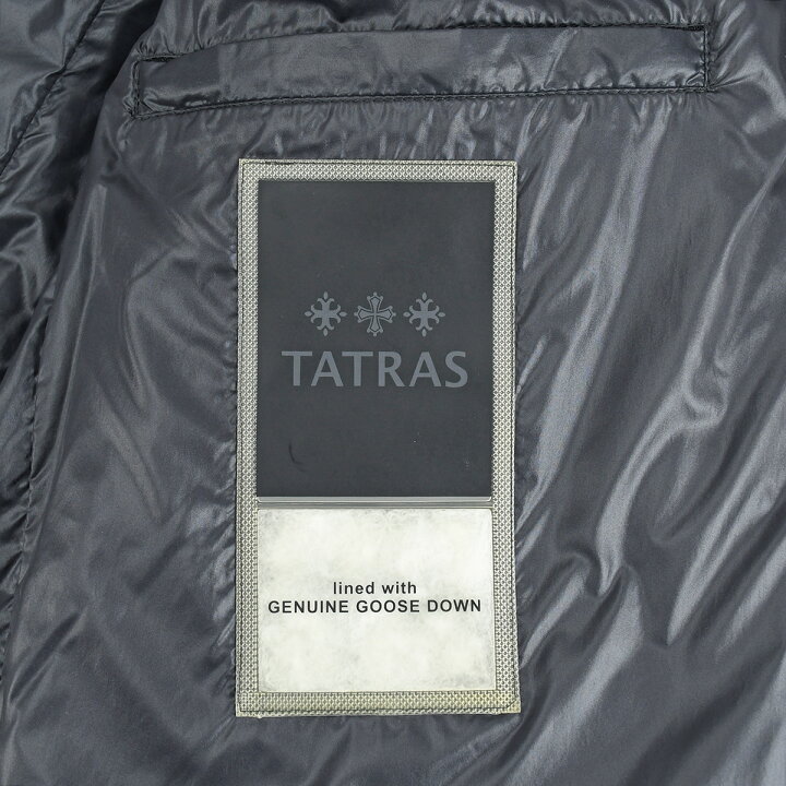 楽天市場】タトラス TATRAS ダウンジャケット SABBIA ロゴパッチ 