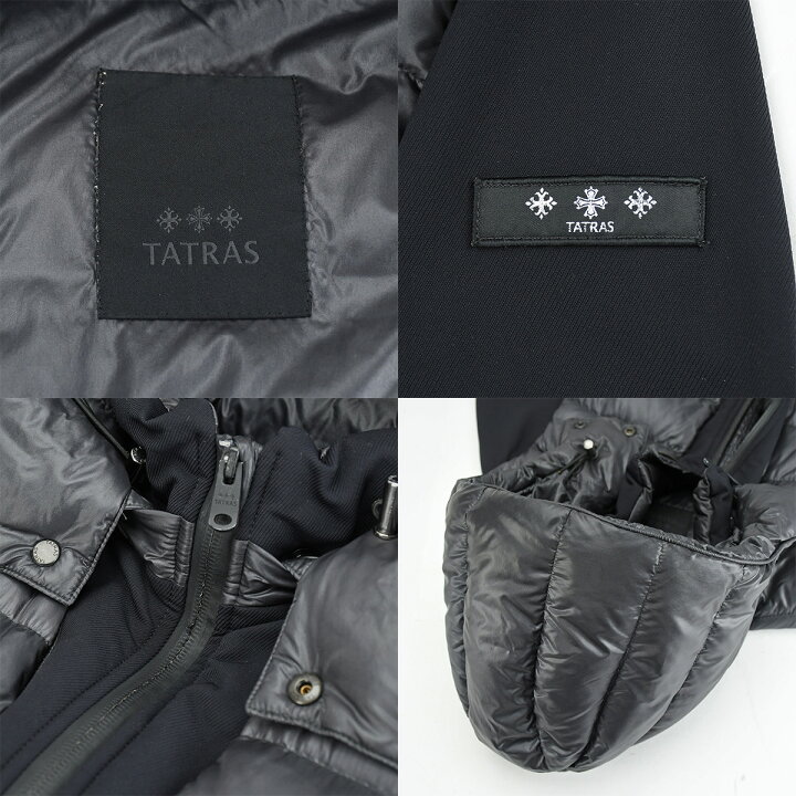 楽天市場】タトラス TATRAS ダウンジャケット SABBIA ロゴパッチ 