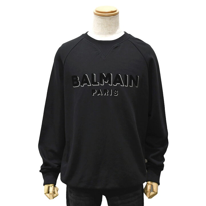 楽天市場】バルマン BALMAIN トレーナー メタリックフロック 
