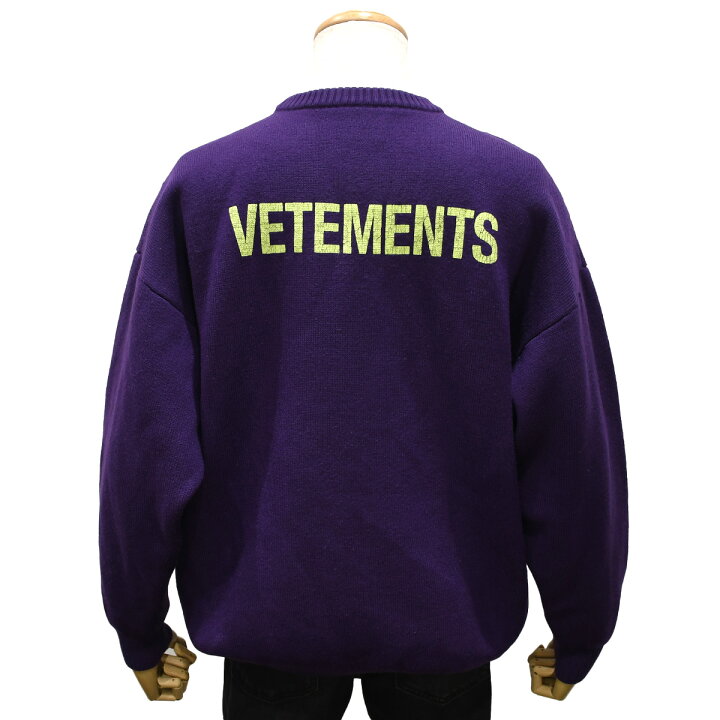 楽天市場】ヴェトモン VETEMENTS オーバーサイズ クルーネック ニット 