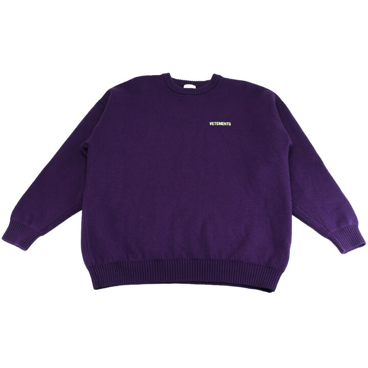 楽天市場】ヴェトモン VETEMENTS オーバーサイズ クルーネック ニット 