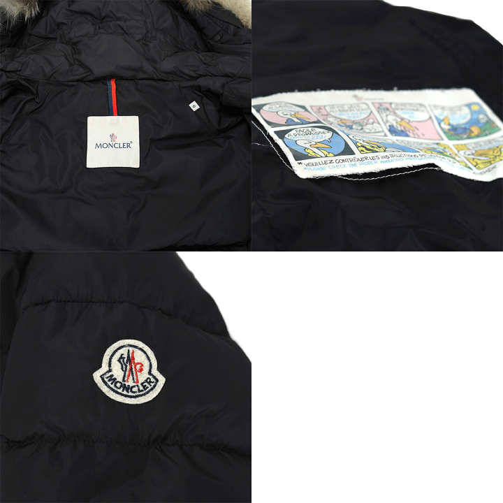 楽天市場】モンクレール MONCLER フォックスファー ダウンジャケット