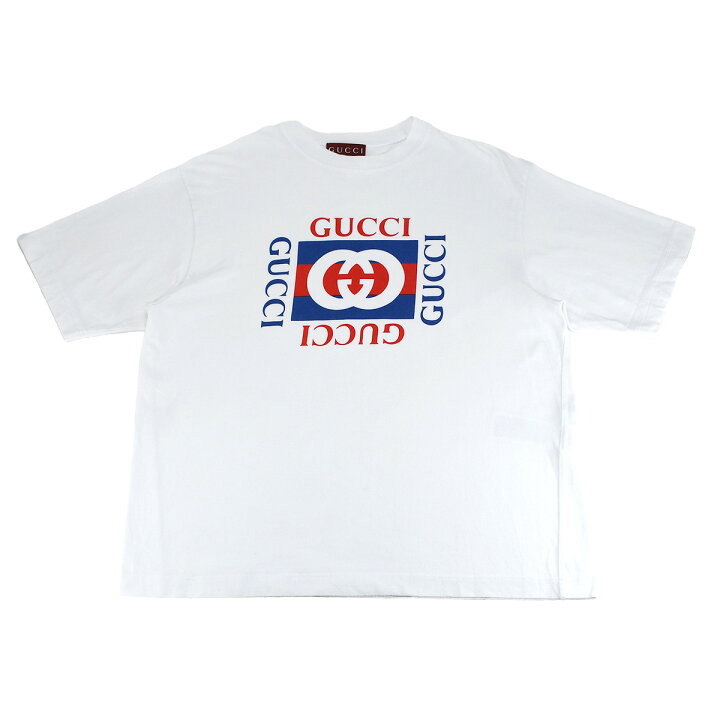 楽天市場】グッチ GUCCI ロゴ プリント 半袖 Tシャツ 784361 トップス  