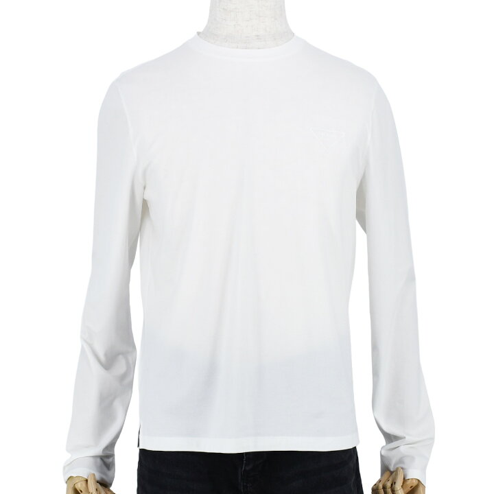 楽天市場】プラダ PRADA ストレッチ ロングスリーブ 長袖 Tシャツ 