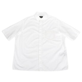 【クーポンでお得×さらにポイントUP】 フェンディ FENDI 半袖 シャツ コットンシャツ カジュアルシャツ トップス メンズ ロゴ コットン ホワイト 白 サイズ41 FS0968 【中古】