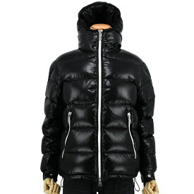 【セール｜6/10まで今期最安値｜終了後値上げ！】 モンクレール MONCLER ダウンジャケット BLIER ブリエ フーディー ダウンパーカー アウター メンズ ブラック 黒 サイズ1 アパレル【中古】