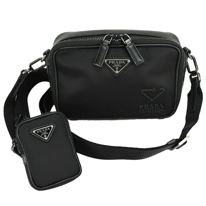 楽天市場】プラダ ブリック Re Nylon サフィアーノ ショルダーバッグ  
