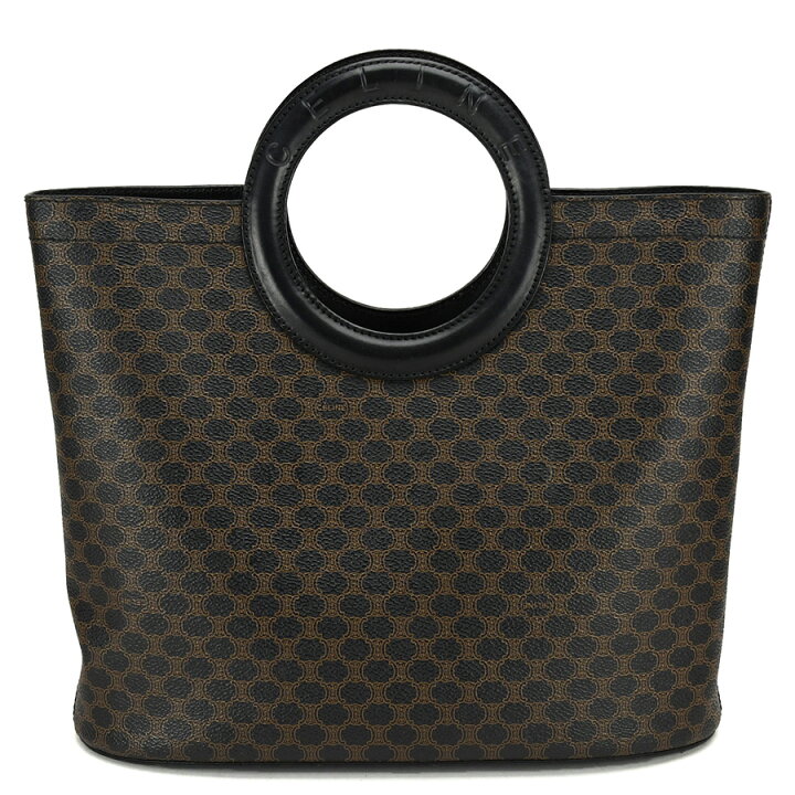 楽天市場】セリーヌ CELINE マカダム サークルハンドル ハンドバッグ 