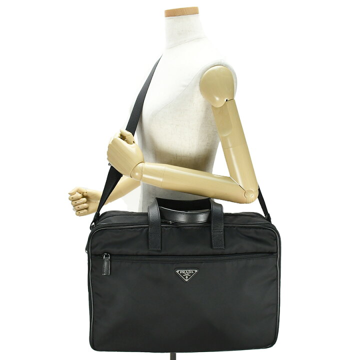 楽天市場】プラダ PRADA ビジネスバッグ 2VE407 ブリーフケース 