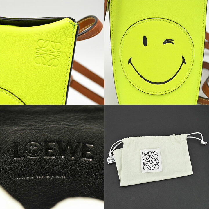 楽天市場】ロエベ LOEWE ゲート ポケット ショルダーバッグ スマイリー 
